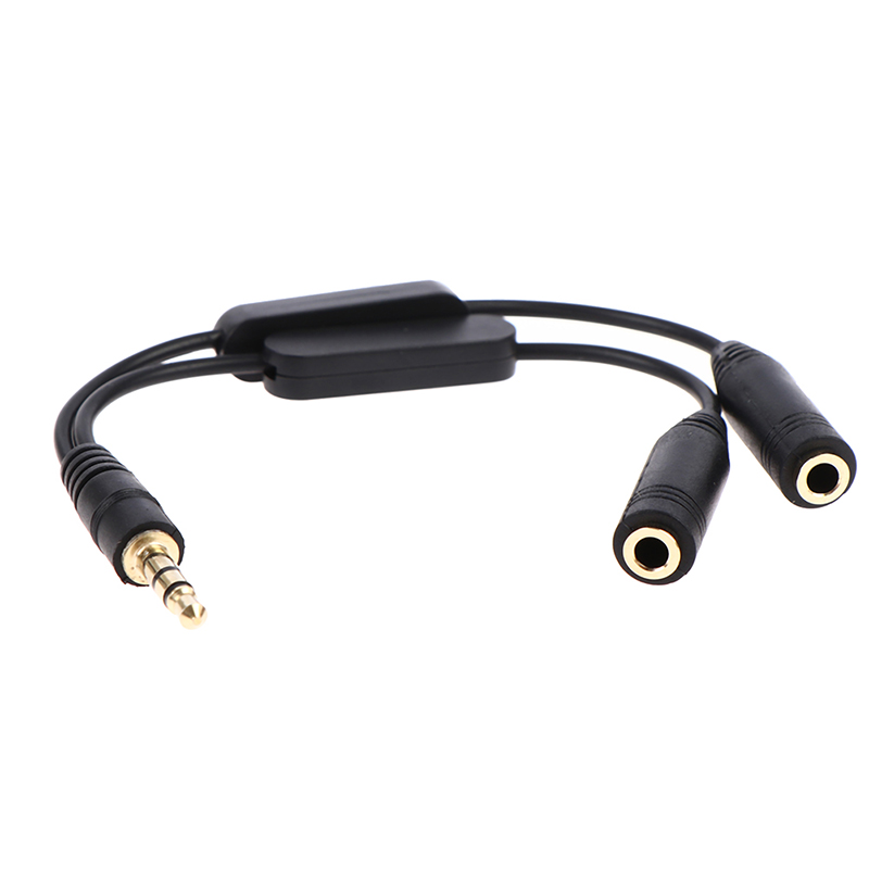 Audio Splitter Y - 1pc 1 In 2 Out 3.5mm