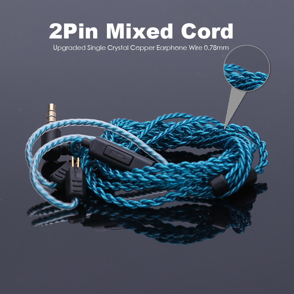 0.78mm 2 Pin Upgrade Headphone - Wired Earphone Mic ulasan dan harga