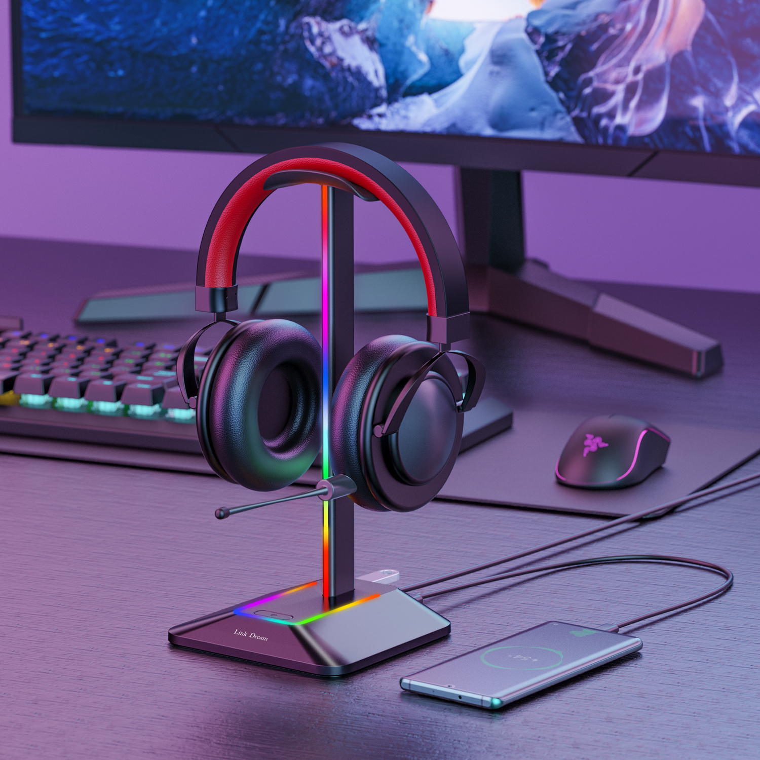 New Bee Z8 RGB Headphones Stan - Gaming Headset Rgb ulasan dan harga