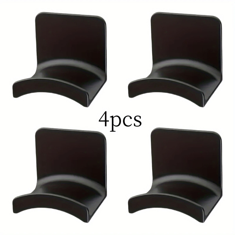 4Pcs Black Adhesive Headphone  - Headphone Stand Desk ulasan dan harga