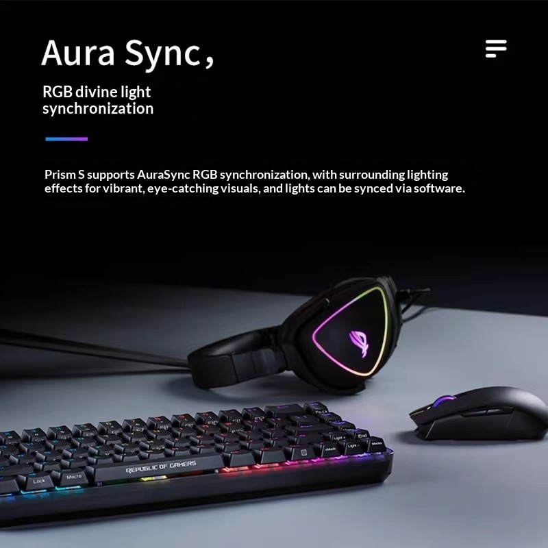 ROG Prism Lightweight Over-Ear - Gaming Headset Rgb ulasan dan harga