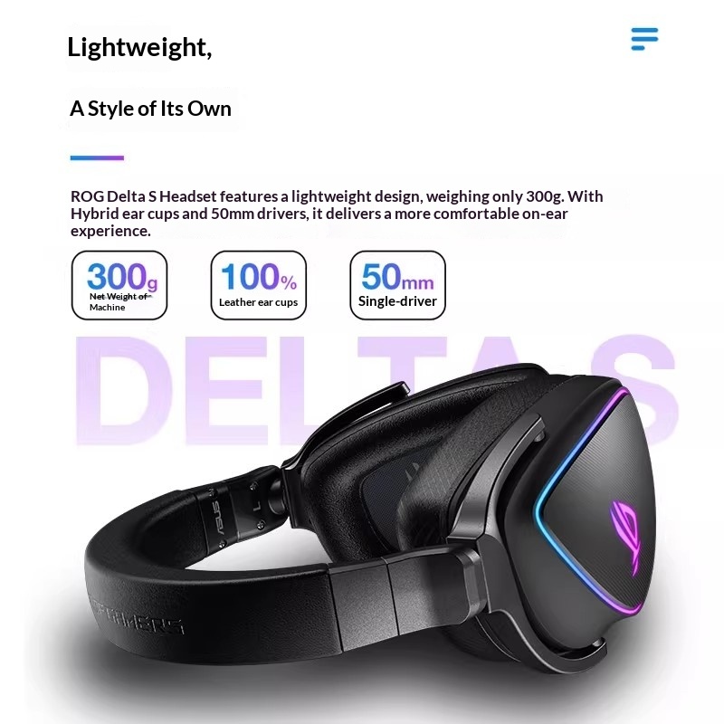 ROG Prism Lightweight Over-Ear - Gaming Headset Rgb ulasan dan harga