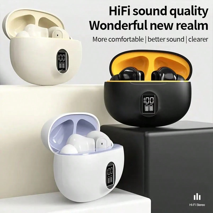 Wireless Earphones, Bluetooth  - Earbuds Charging Case ulasan dan harga