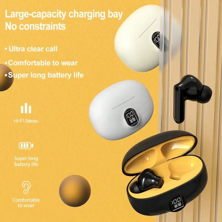 Wireless Earphones, Bluetooth  - Earbuds Charging Case ulasan dan harga