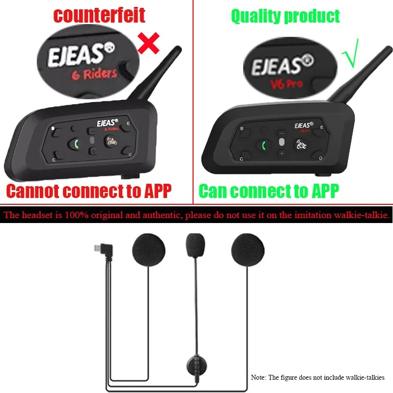 EJEAS V6 PRO+ Motorcycle Helme - Usb C Earphone ulasan dan harga
