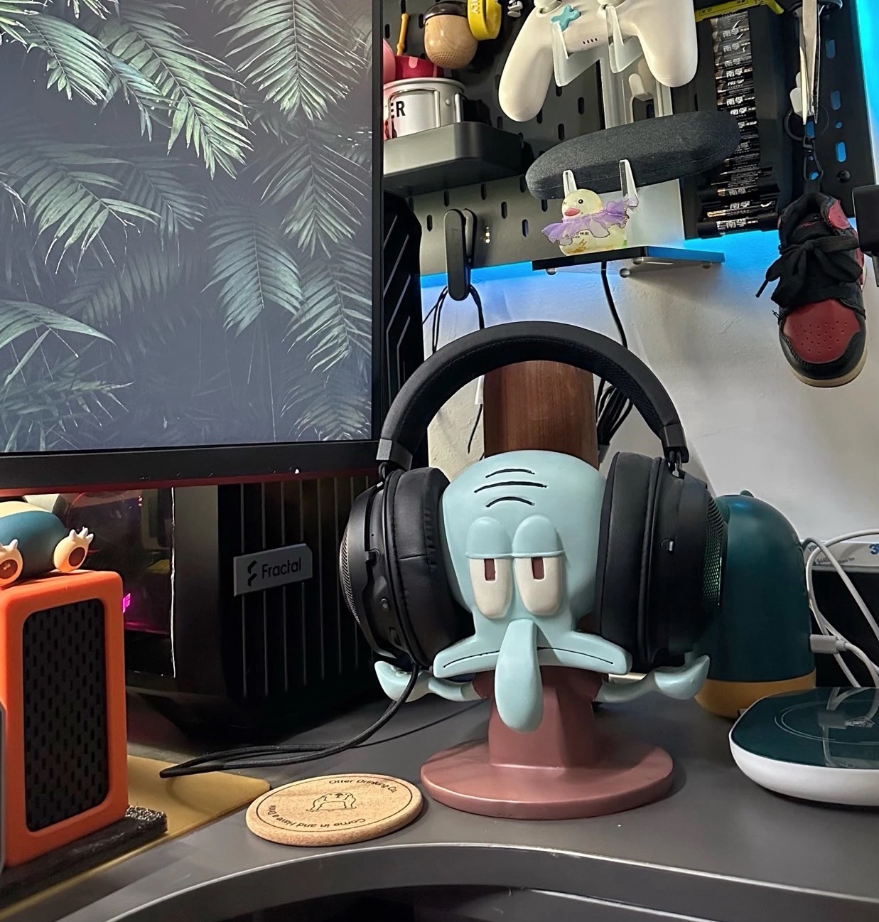 2026 New Original SpongeBob Sq - Headphone Stand Desk ulasan dan harga