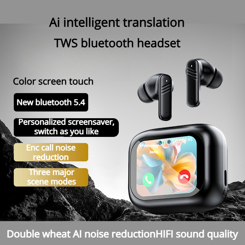 Full Touch Screen In-Ear Headp - Noise Cancelling Headphone ulasan dan harga
