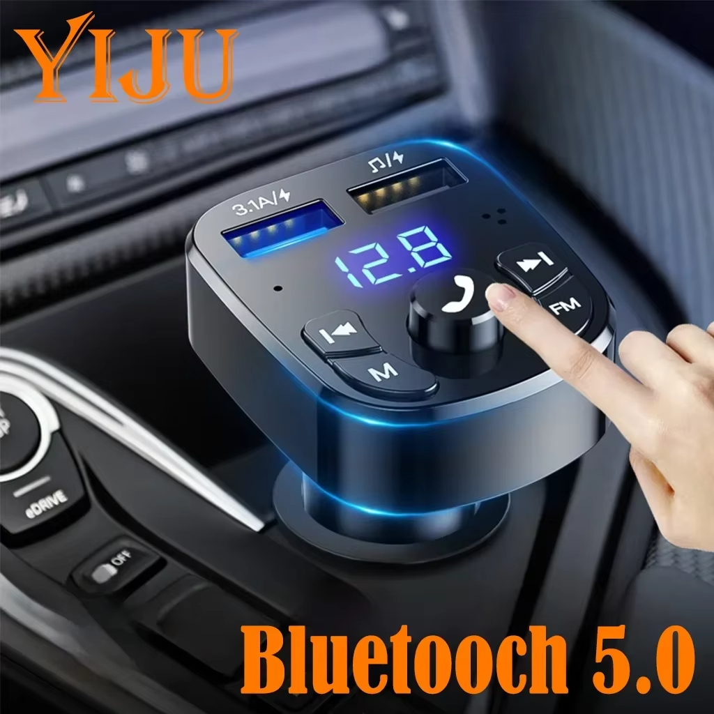 Car Bluetooth 5.0 Fm Transmitt - Bluetooth Adapter Receiver ulasan dan harga