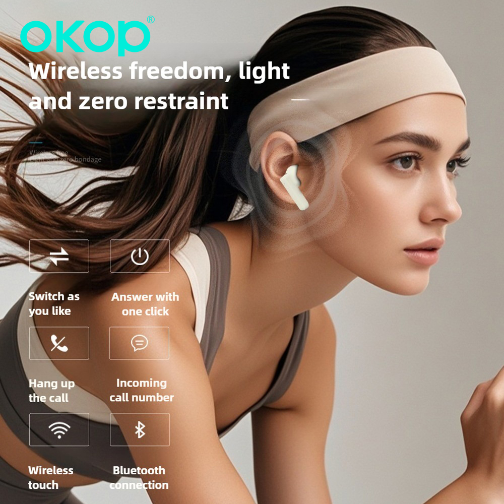 OKOP AI Headset,Wireless Bluet - Usb C Earphone ulasan dan harga