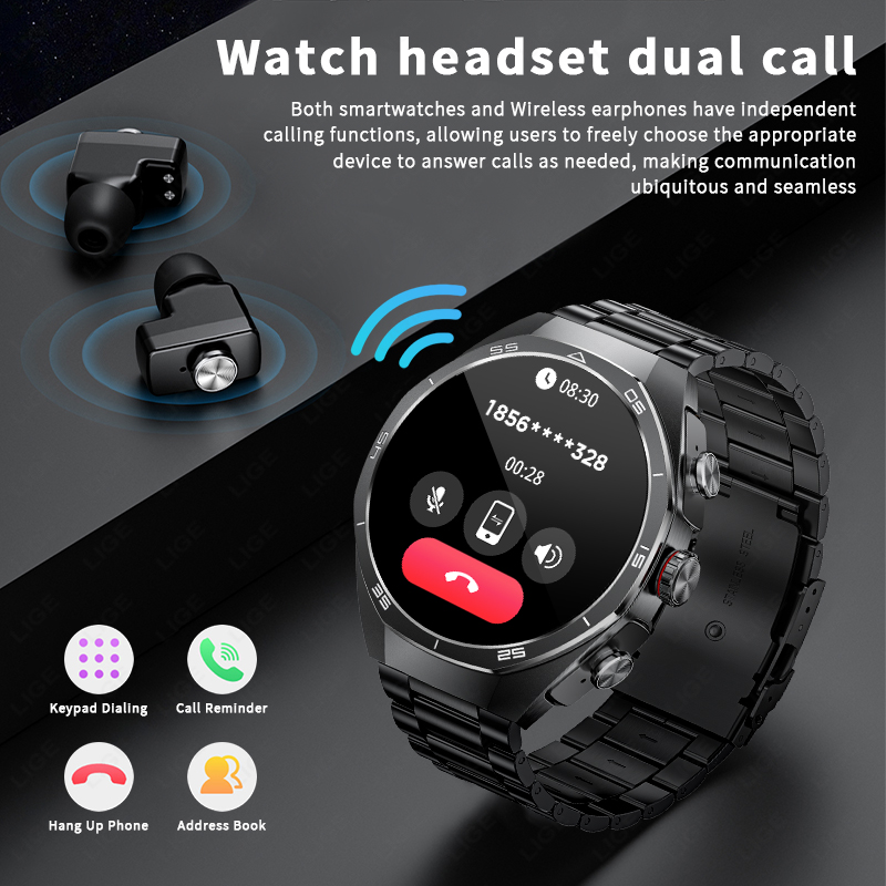 TWS Music Watches Earbuds Smar - Earbuds Charging Case ulasan dan harga