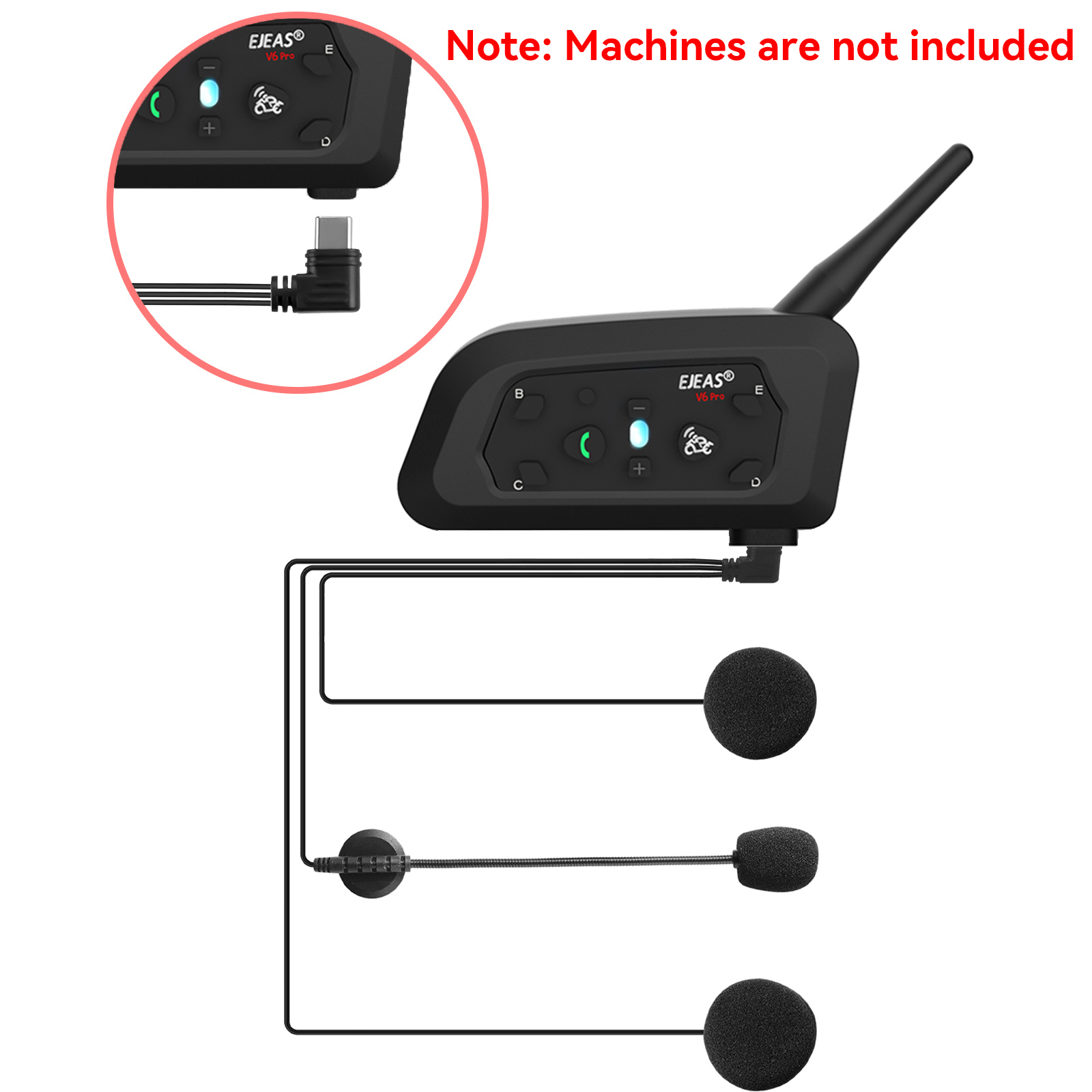 EJEAS V6 PRO+ TYPE-C Jack Micr - Usb C Earphone ulasan dan harga