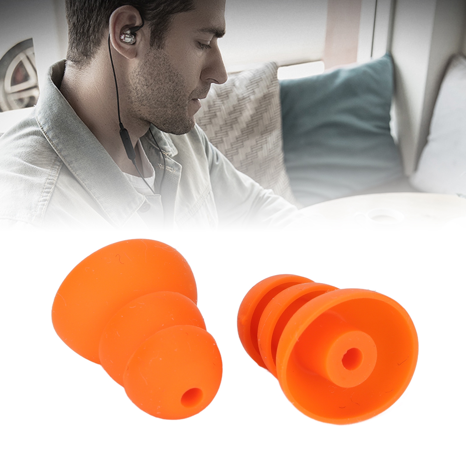 Replacement Orange Replaceable - Silicone Ear Tip Replacement ulasan dan harga