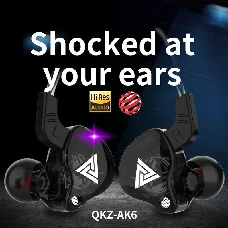 New QKZ AK6 In Ear Earphone 6  - Wired Earphone Mic ulasan dan harga