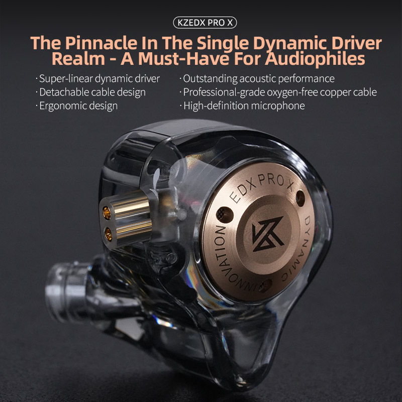 KZ EDX Pro X dynamic driving h - Sports Earphone Hook ulasan dan harga
