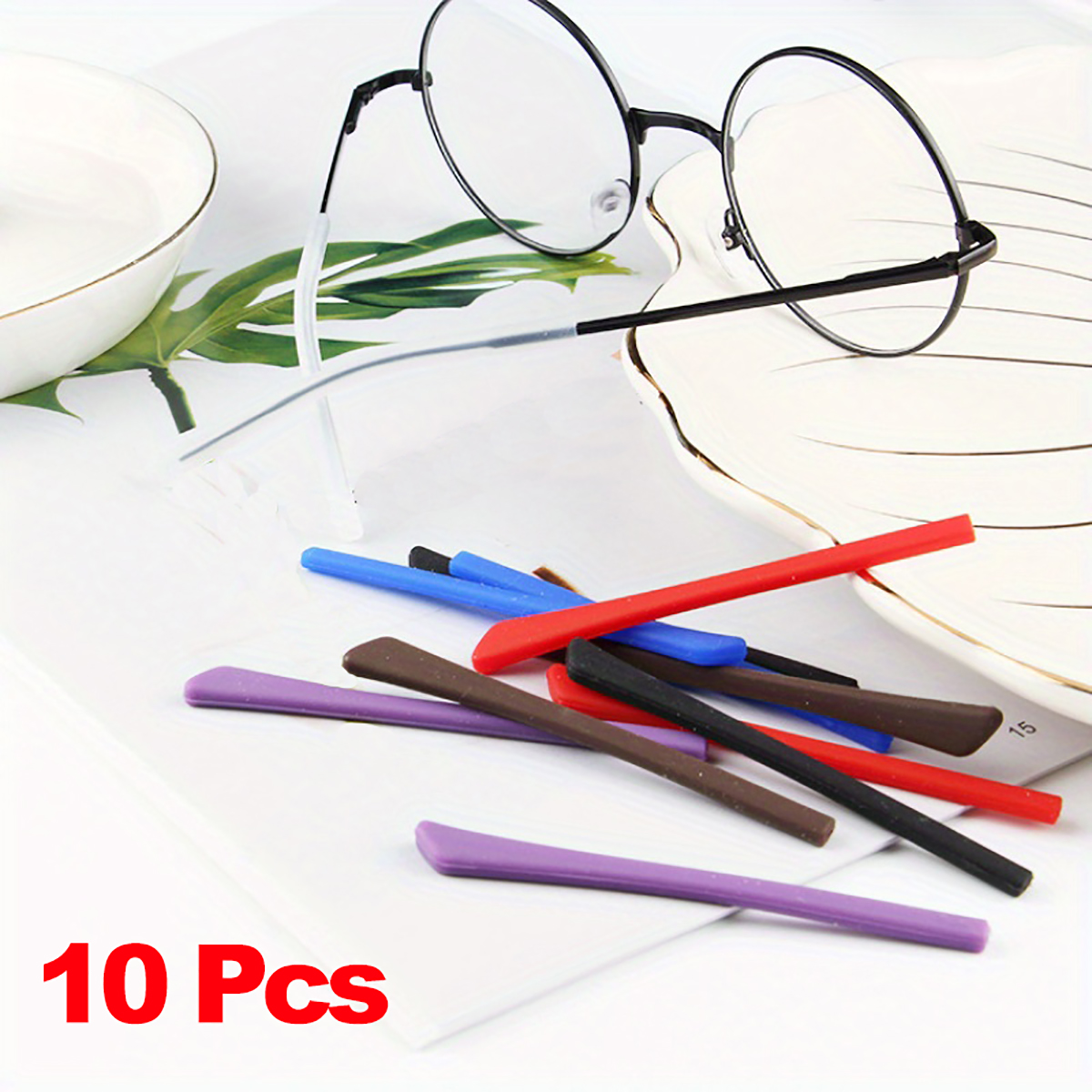 10pcs Eyeglass Replacement Tem - Silicone Ear Tip Replacement ulasan dan harga
