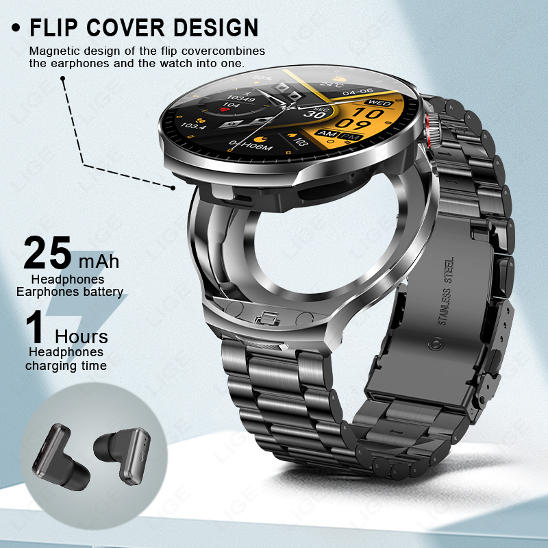 New Smart Watch BT Call Wirele - Wireless Earbuds Tws ulasan dan harga