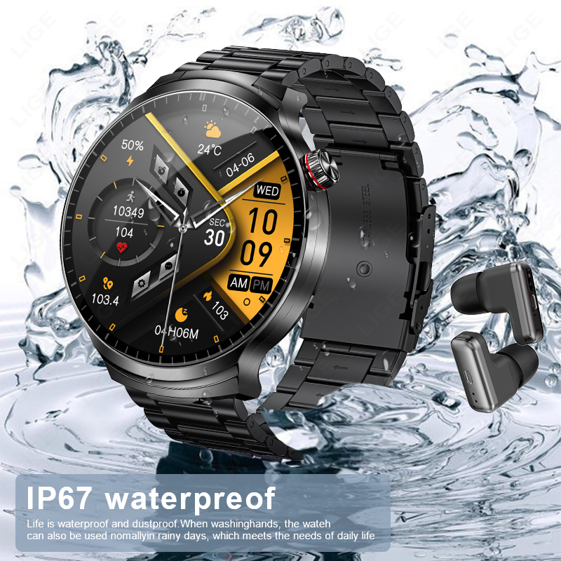 New Smart Watch BT Call Wirele - Wireless Earbuds Tws ulasan dan harga