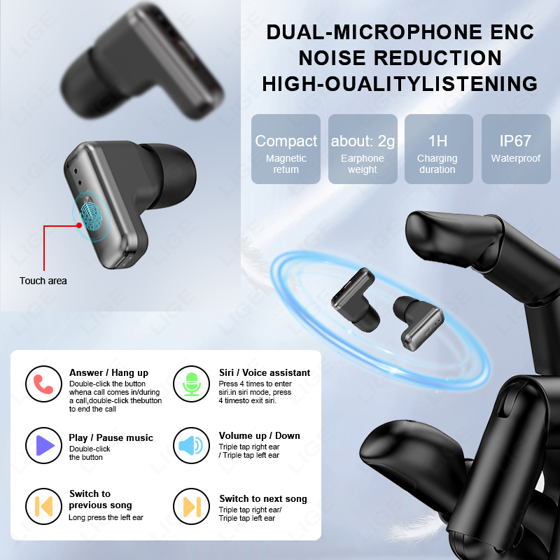 New Smart Watch BT Call Wirele - Wireless Earbuds Tws ulasan dan harga