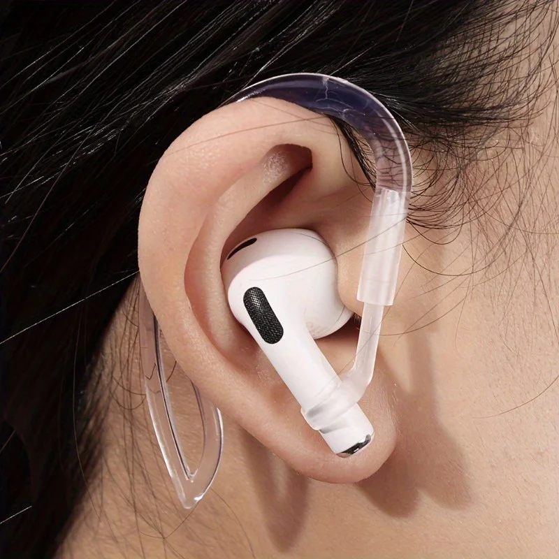 1/2pair Transparent Ear Hook F - Sports Earphone Hook ulasan dan harga