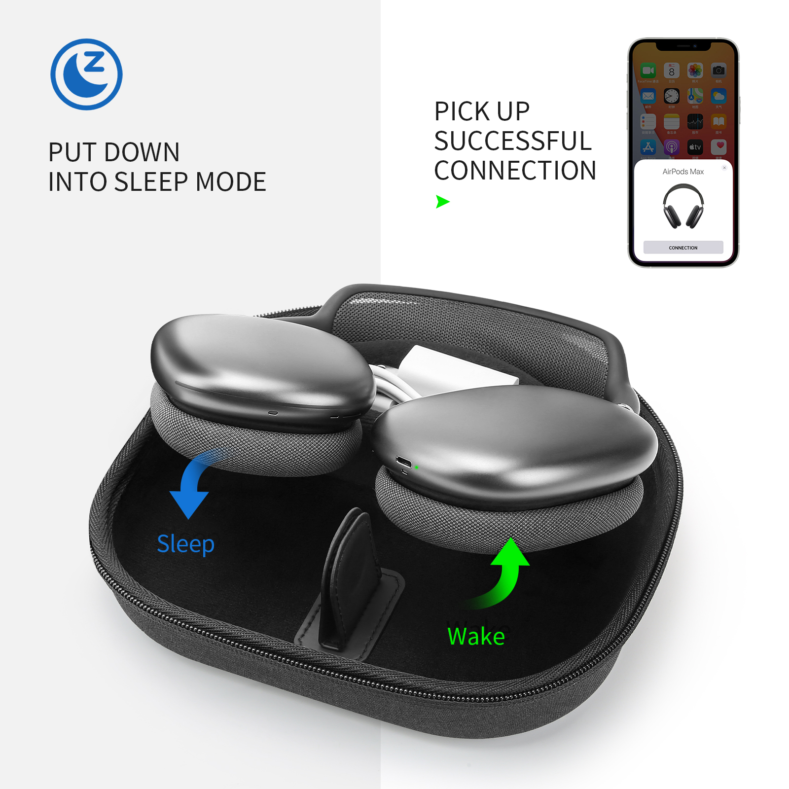 YINKE Smart Case for Apple Air - Headphone Case Hard ulasan dan harga