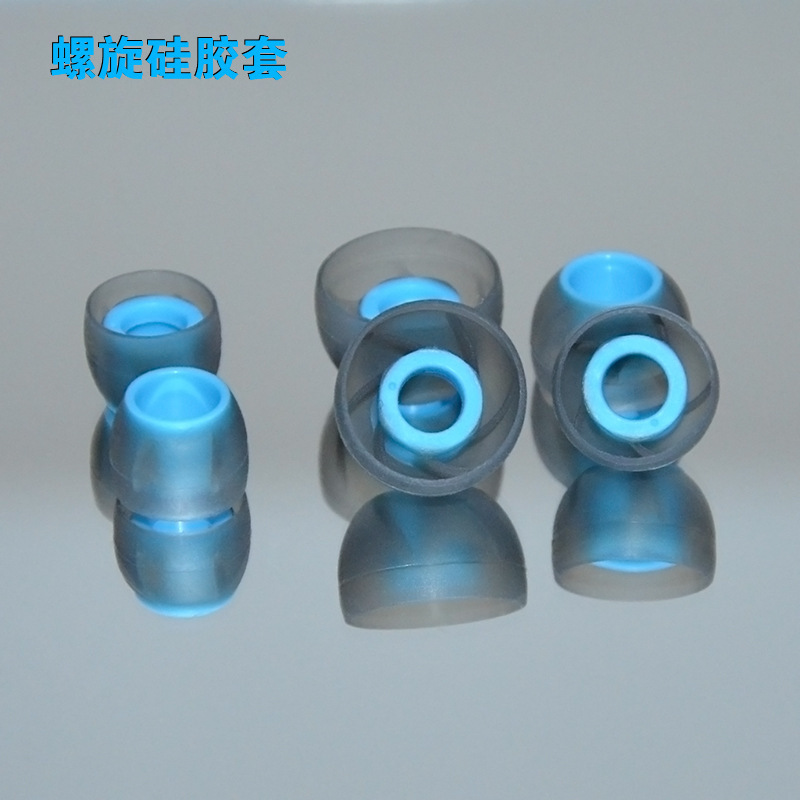 QKZ Spiral Silicone Ear Tips R - Silicone Ear Tip Replacement ulasan dan harga