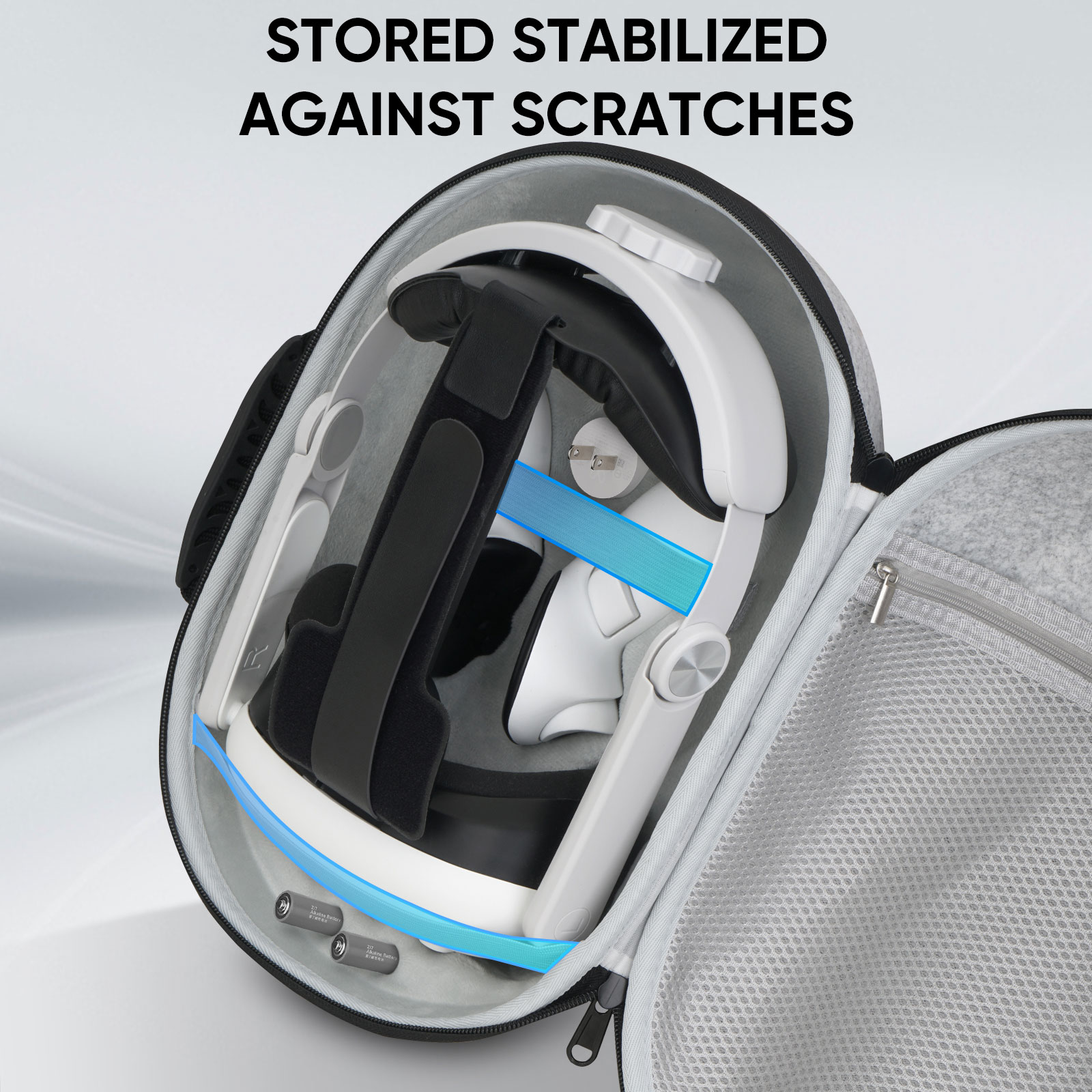 Travel Carrying Case for Meta  - Headphone Case Hard ulasan dan harga