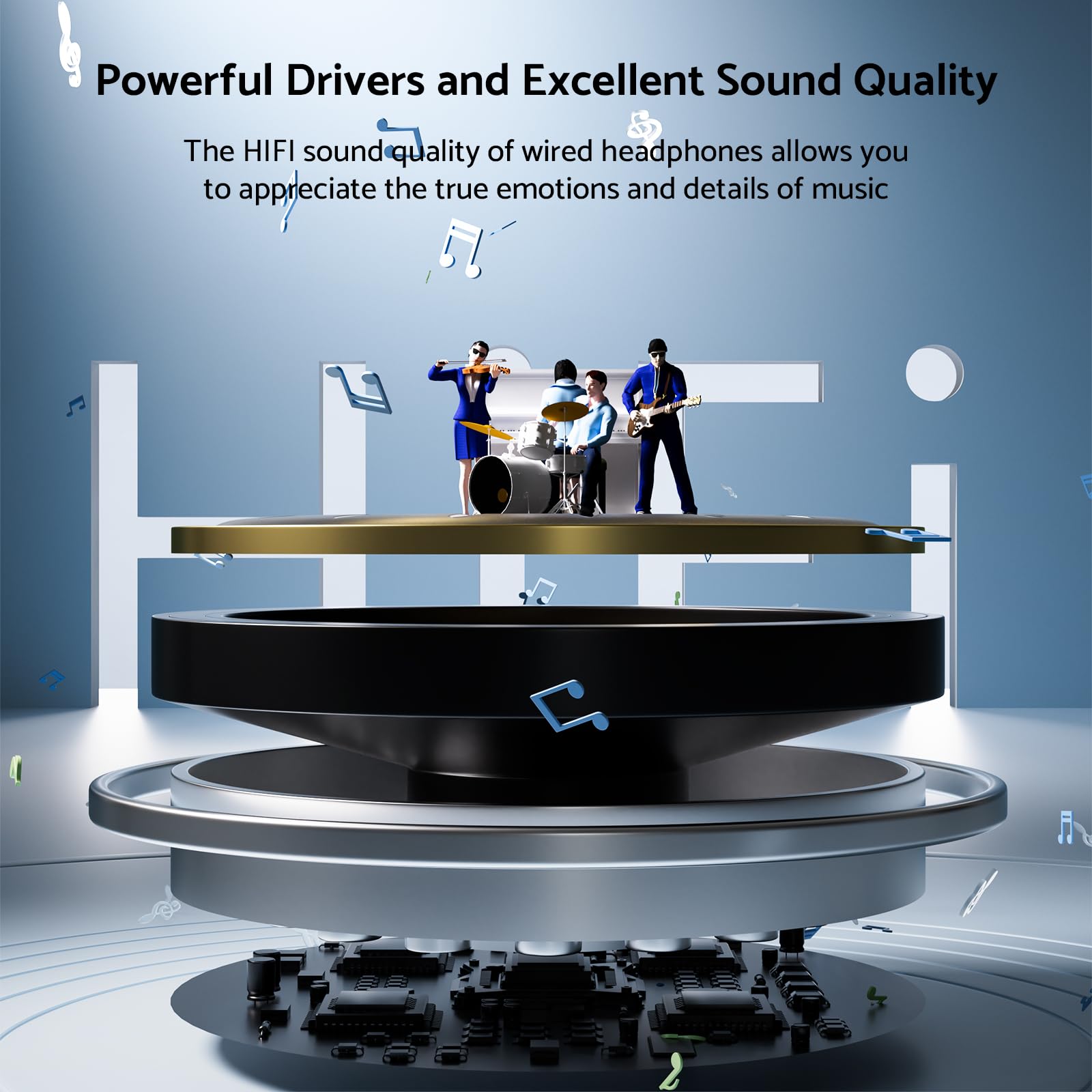 Type C 3.5mm HIFI Stereo Wired - Audiophile Headphone Wired ulasan dan harga