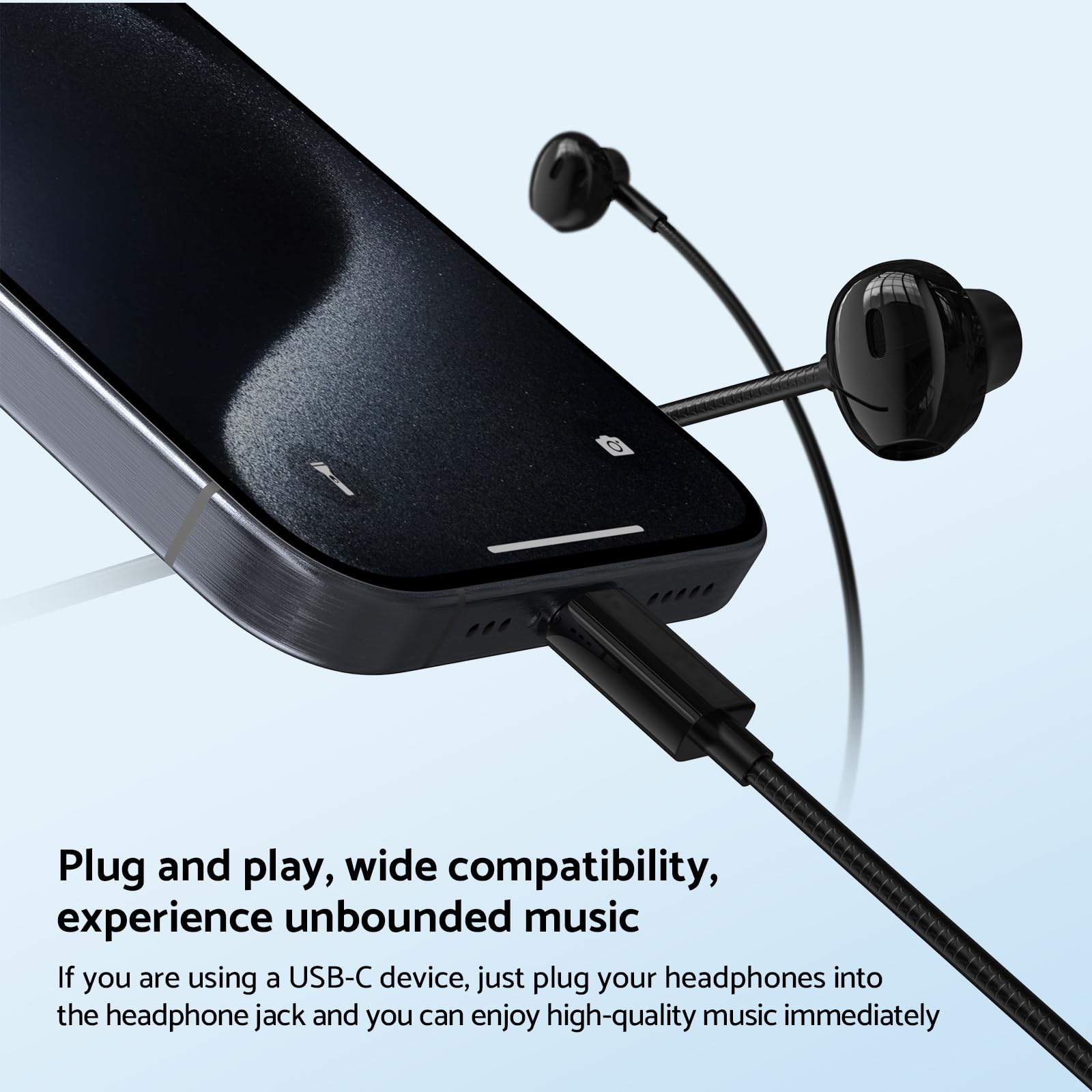 Type C 3.5mm HIFI Stereo Wired - Audiophile Headphone Wired ulasan dan harga