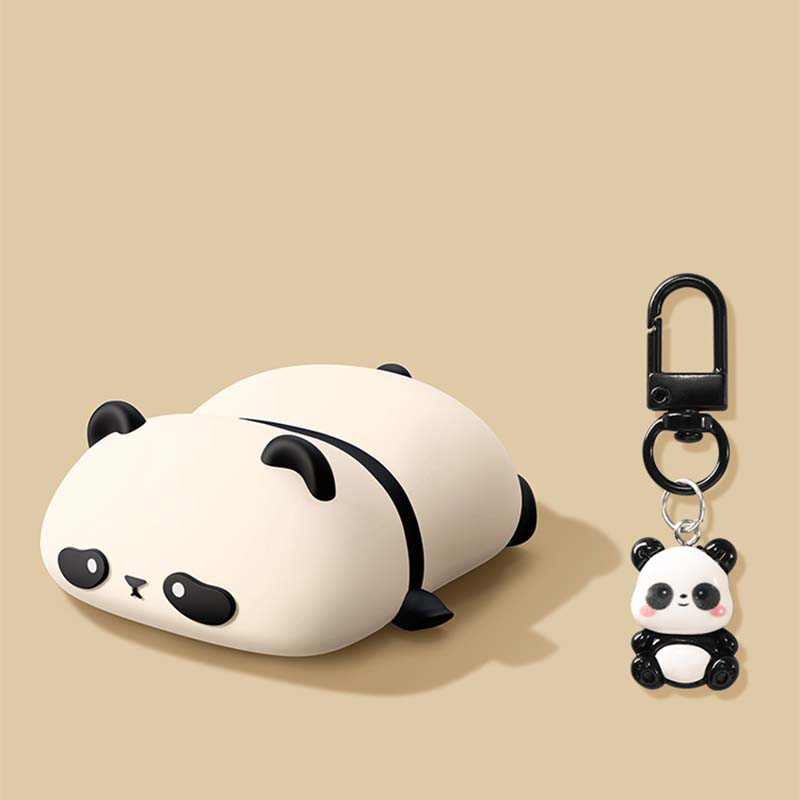 Cute Lying Panda Headphone Cas - Earbuds Charging Case ulasan dan harga