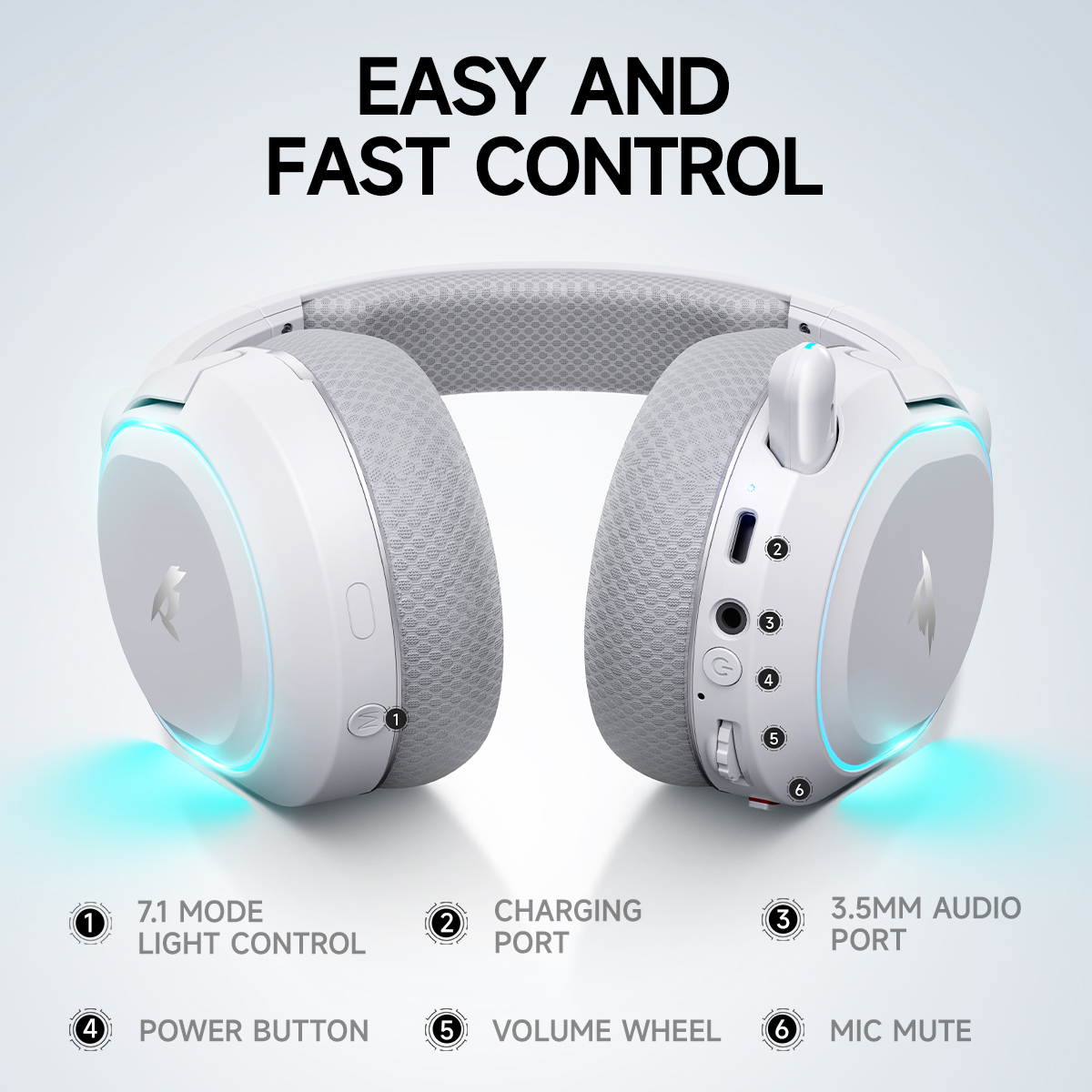 Picun G2 2.4GHz Bluetooth Wire - Gaming Headset Rgb ulasan dan harga