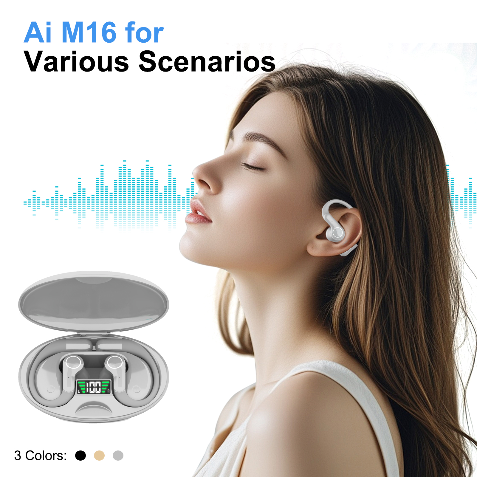 Ai Translator Earbud Device Re - Earbuds Charging Case ulasan dan harga