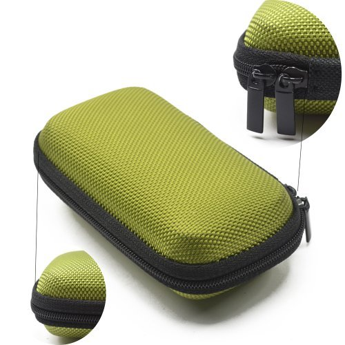 Green Rectangle Shaped Hard Ea - Headphone Case Hard ulasan dan harga