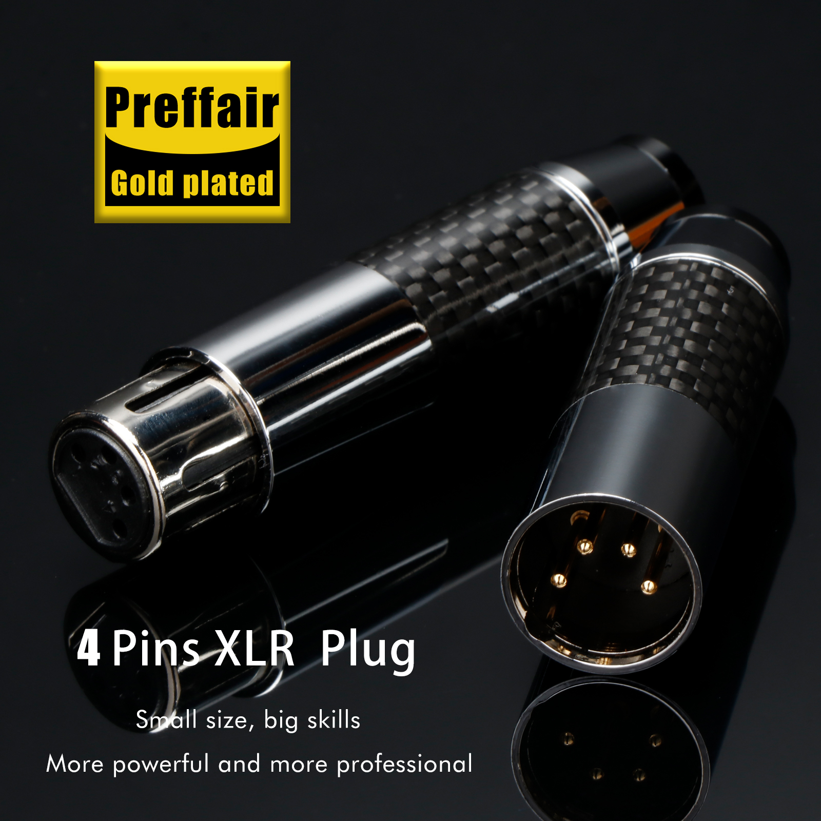 4pin XLR Connector Headphone X - Wired Earphone Mic ulasan dan harga