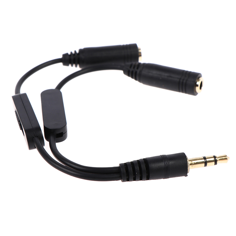 1pc 1 In 2 Out 3.5mm Stereo Ma - Audio Splitter Y ulasan dan harga