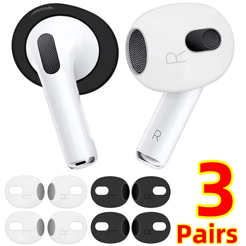 3 Pairs Anti-Slip Protective E - Silicone Ear Tip Replacement ulasan dan harga