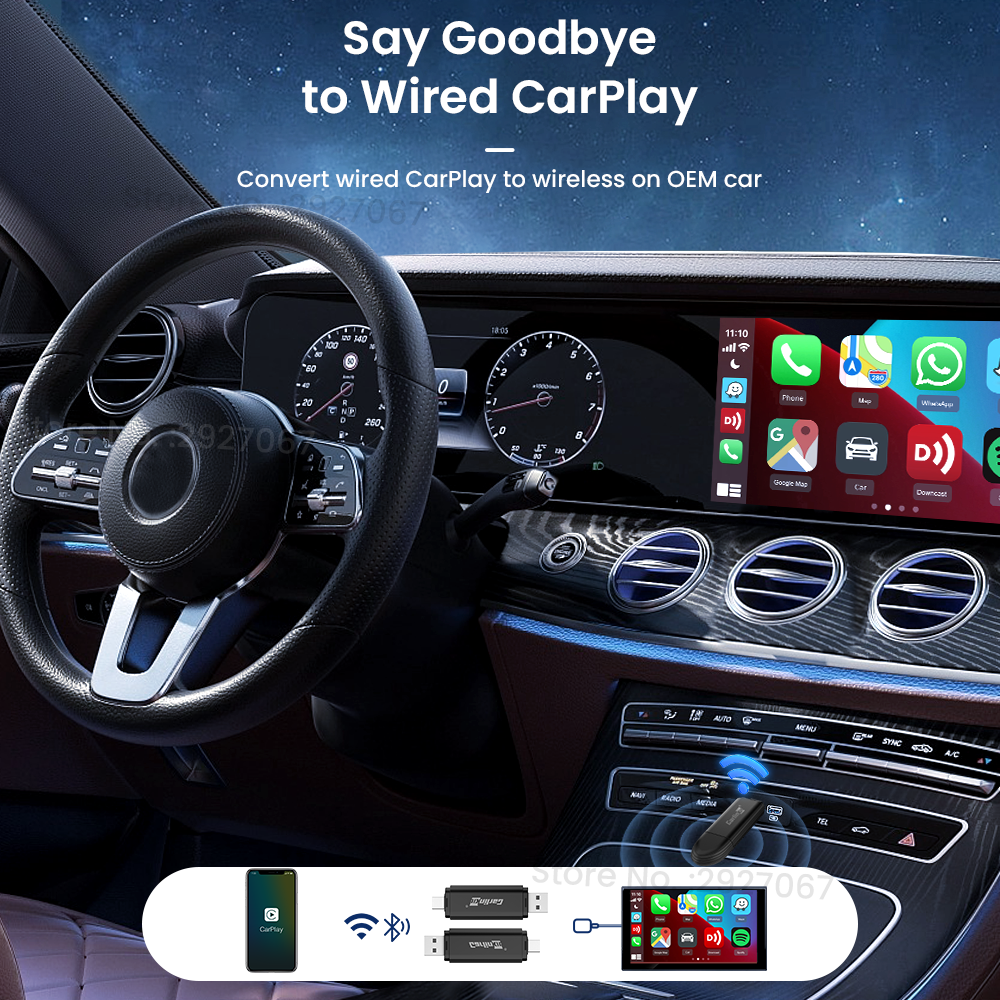 CarlinKit MINI 5.0 Pro Wireles - Bluetooth Adapter Receiver ulasan dan harga