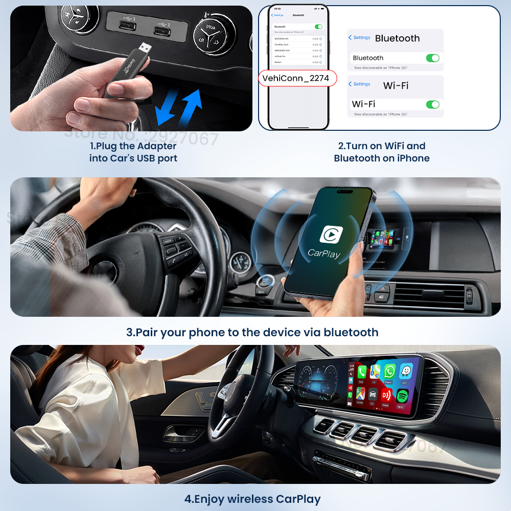 CarlinKit MINI 5.0 Pro Wireles - Bluetooth Adapter Receiver ulasan dan harga