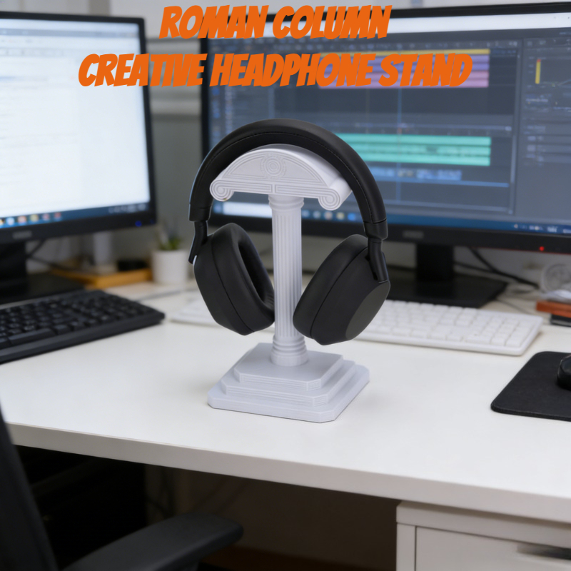 Greek Column Headphone Stand 3 - Headphone Stand Desk ulasan dan harga