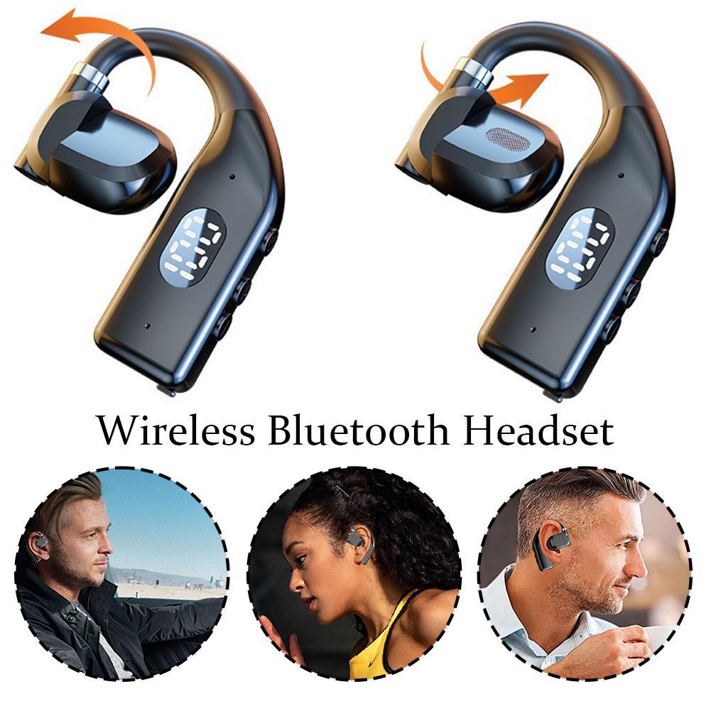 Earhooks Wireless Bluetooth He - Bluetooth Headset On Ear ulasan dan harga