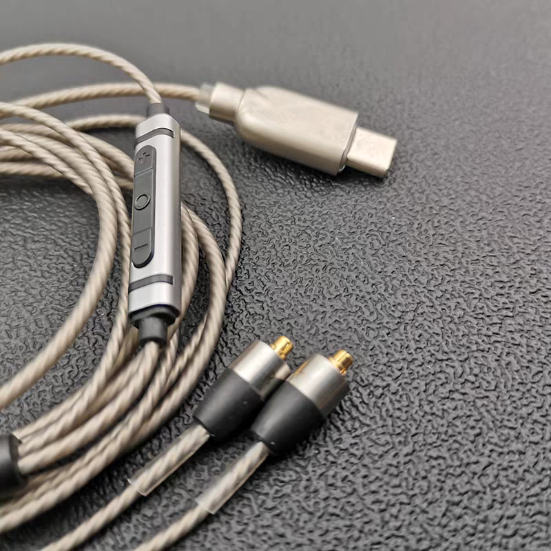 MMCX Plug Type-C Silver Plated - Wired Earphone Mic ulasan dan harga