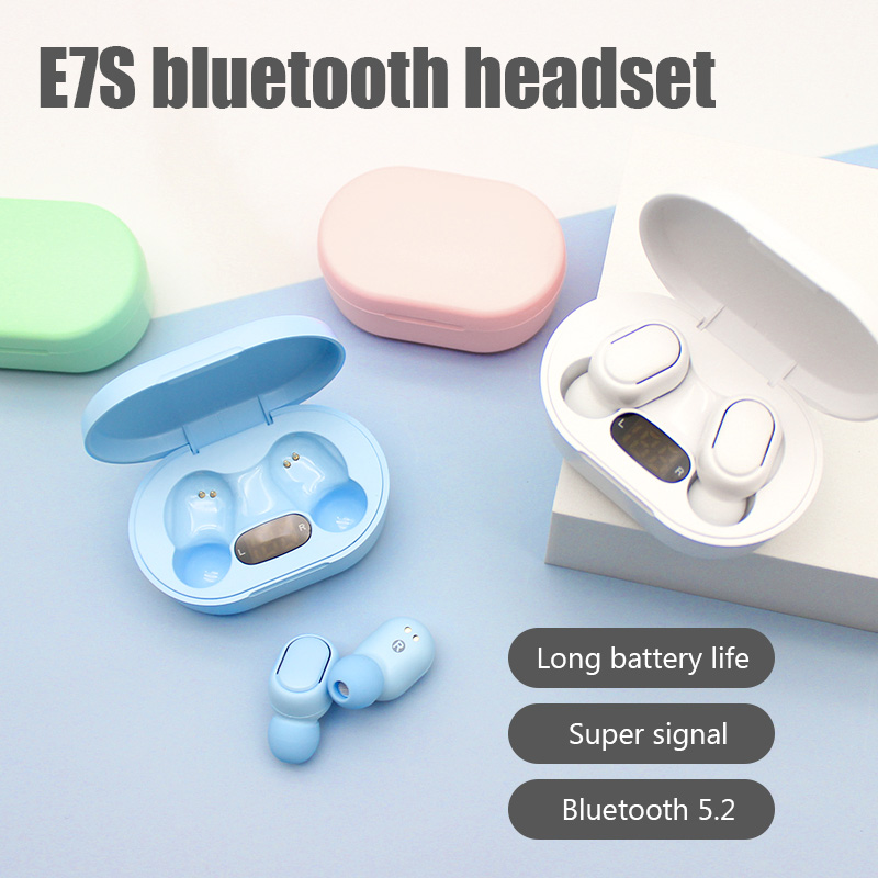 E7S TWS Fone Bluetooth Earphon - Wireless Earbuds Tws ulasan dan harga