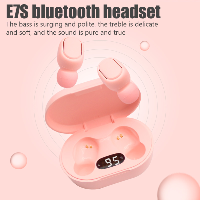 E7S TWS Fone Bluetooth Earphon - Wireless Earbuds Tws ulasan dan harga