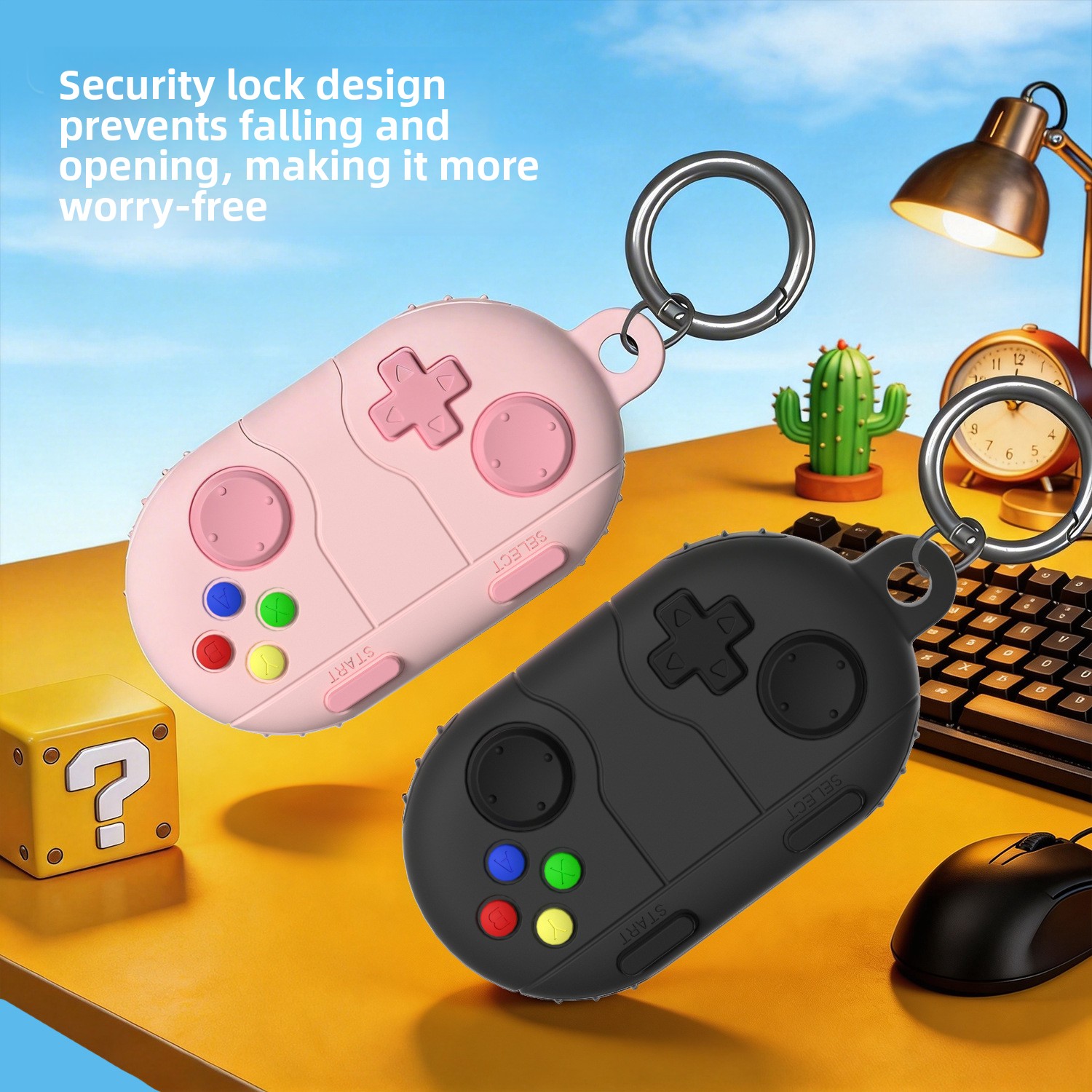 Vintage Silicone Game Style Ca - Earbuds Charging Case ulasan dan harga