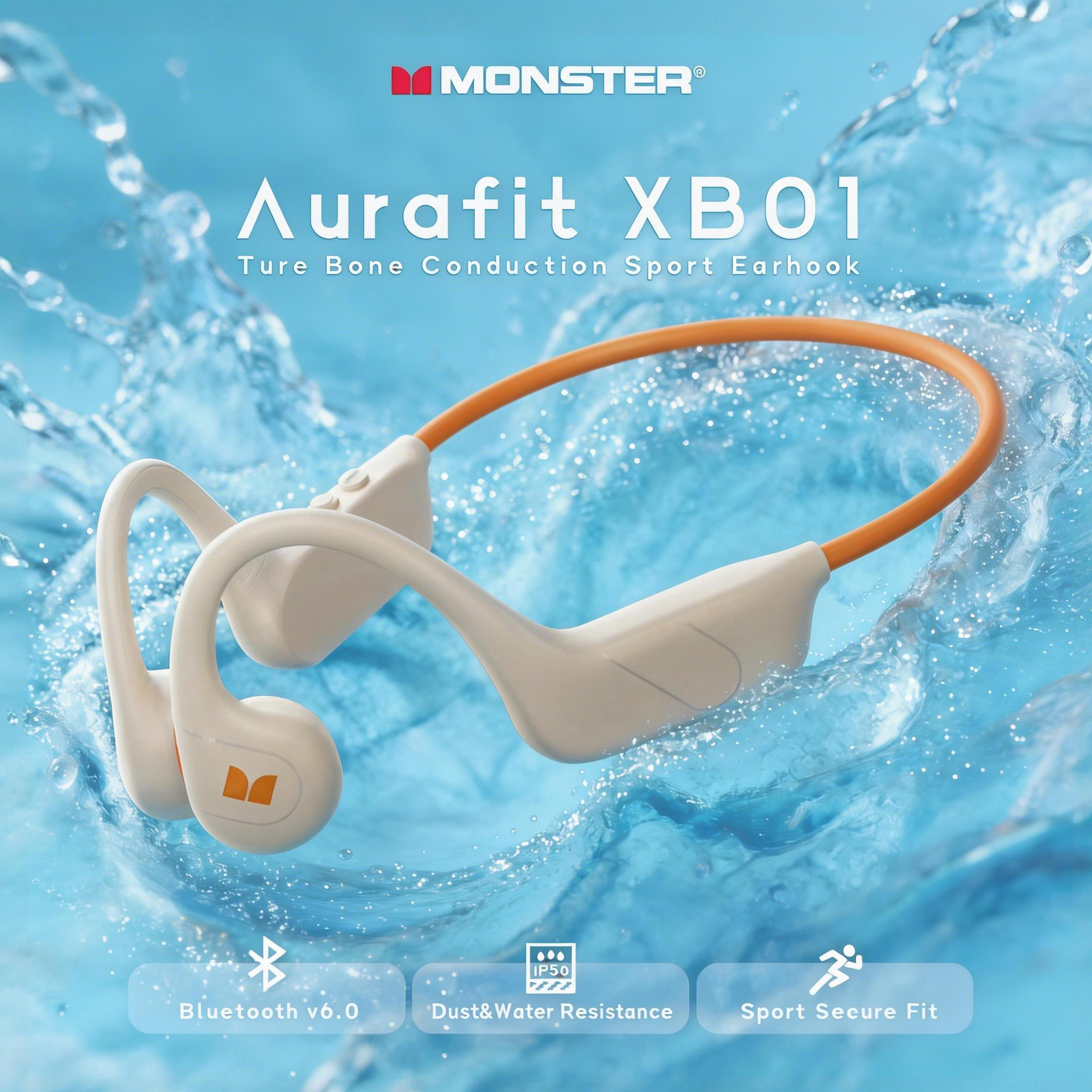 Monster AuraFit XB01 Bone Cond - Sports Earphone Hook ulasan dan harga