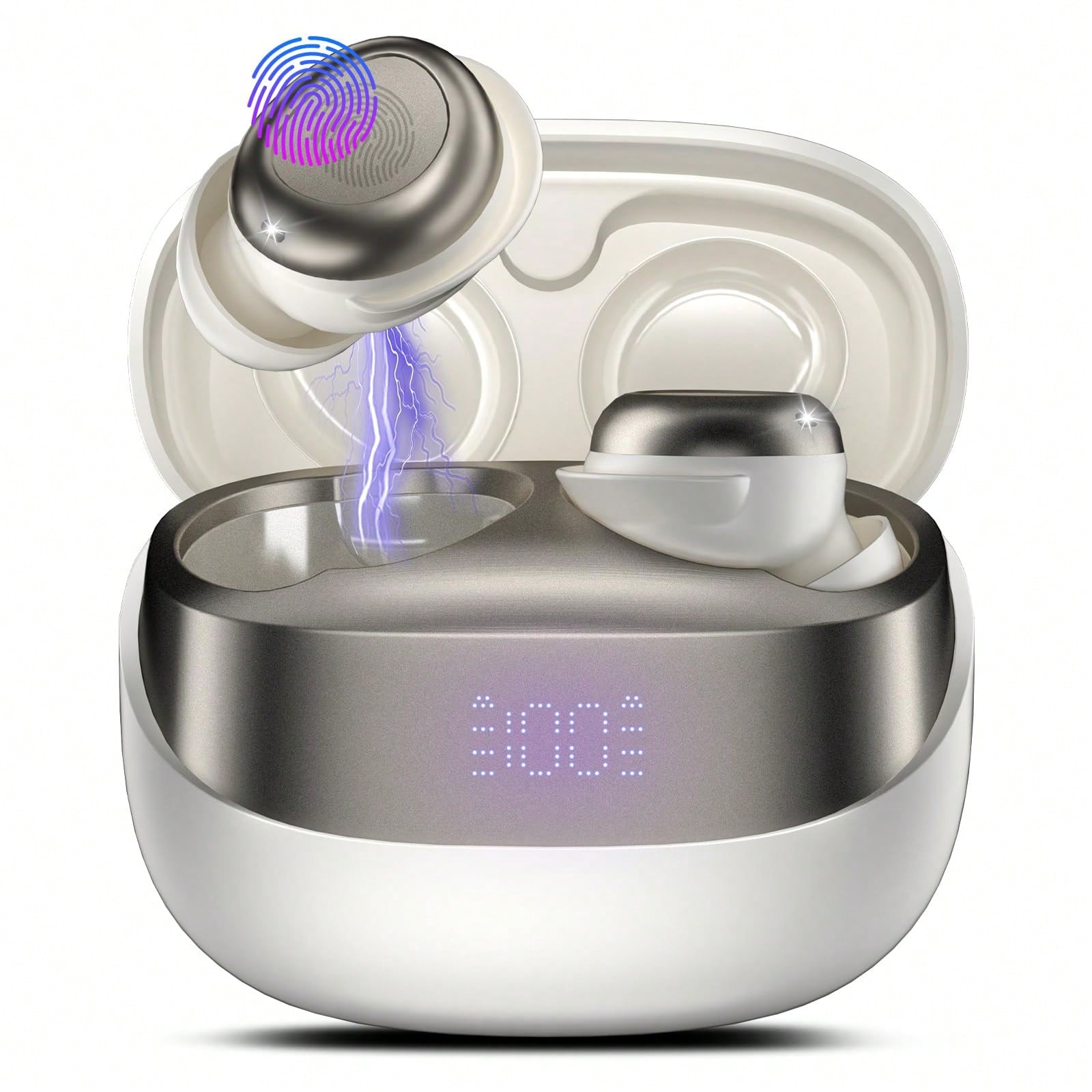Sleep Earbuds Bluetooth 5.4 In - Earbuds Charging Case ulasan dan harga