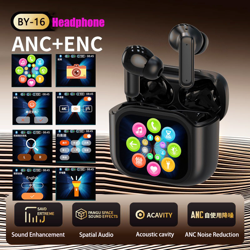 2025 AI Translation Bluetooth  - Bluetooth Headset On Ear ulasan dan harga