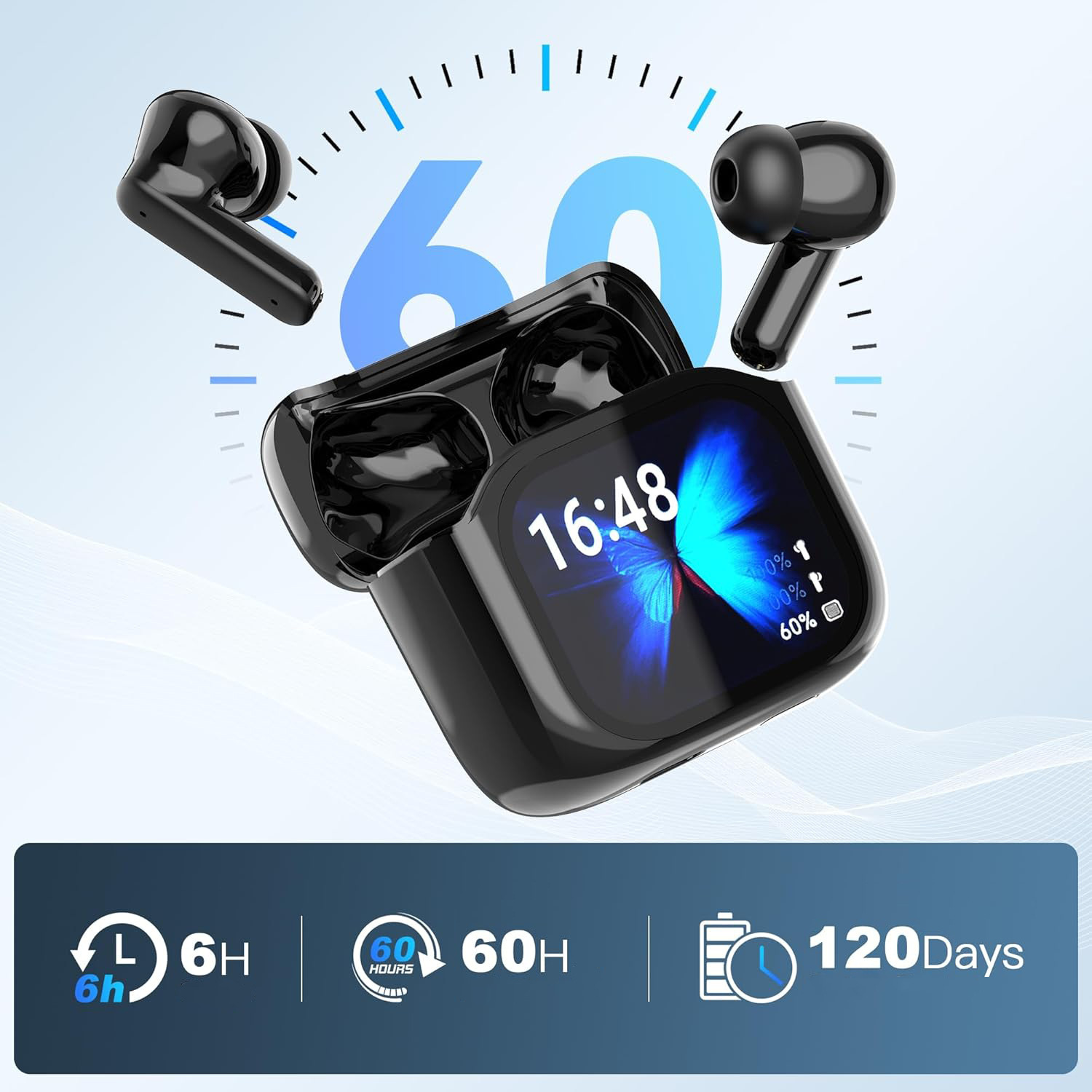 2025 AI Translation Bluetooth  - Bluetooth Headset On Ear ulasan dan harga