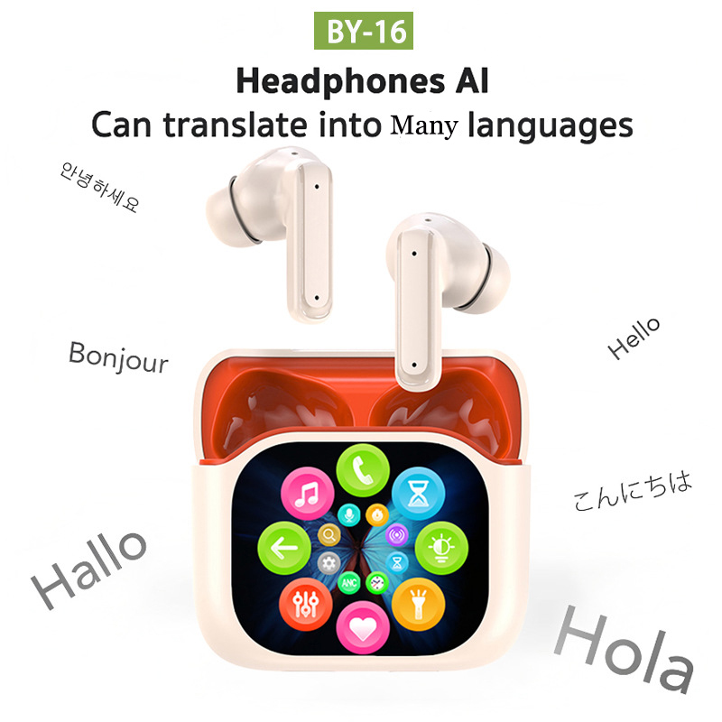 2025 AI Translation Bluetooth  - Bluetooth Headset On Ear ulasan dan harga
