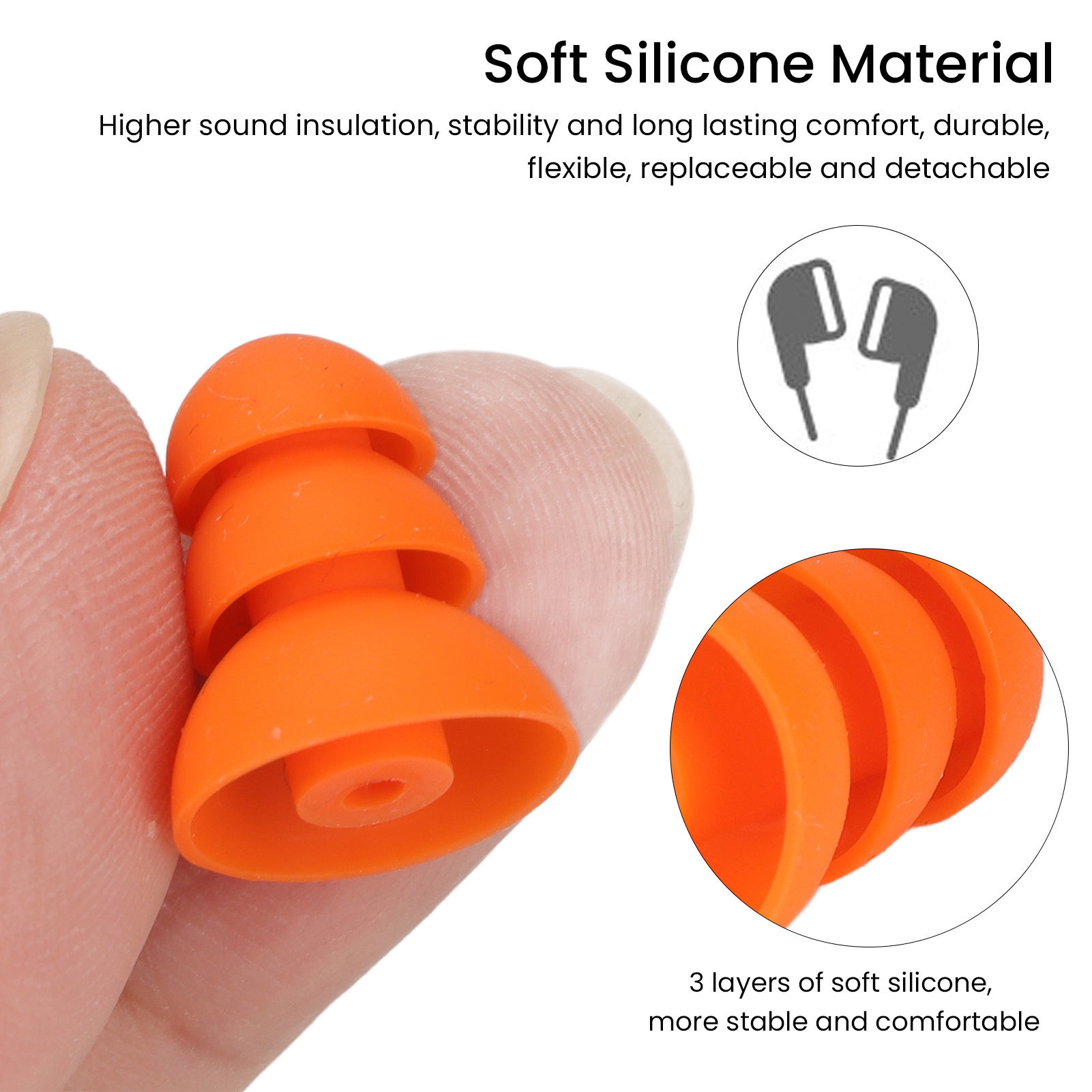 Silicone Eartips Comfort Repla - Silicone Ear Tip Replacement ulasan dan harga