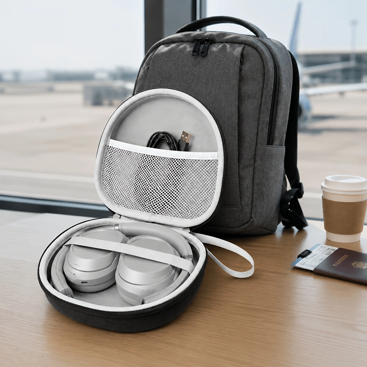 Portable Headphone Storage Cas - Headphone Case Hard ulasan dan harga